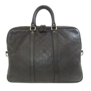 Gucci 208463 GG Signature Shima Bag Leather Men's GUCCI